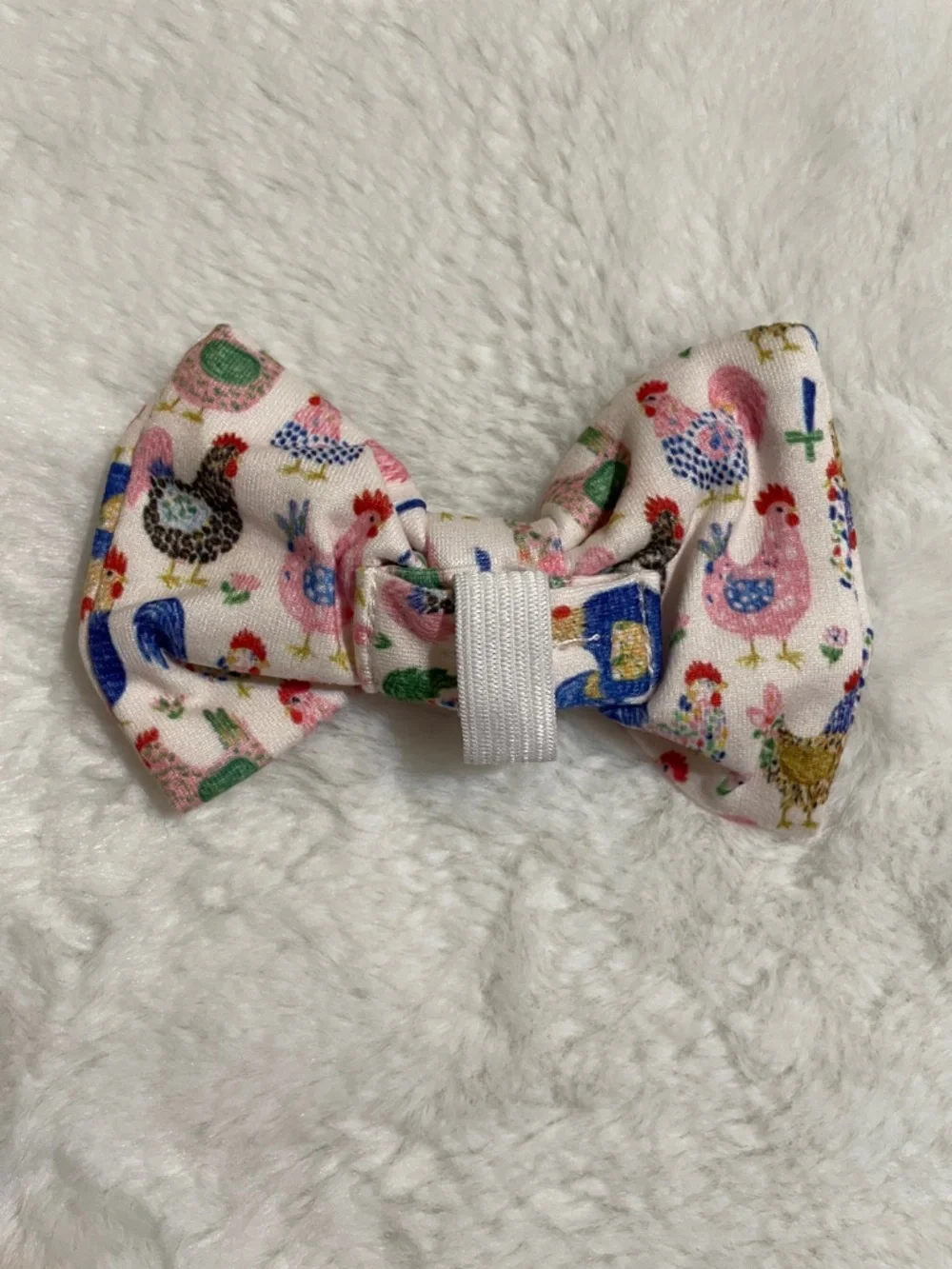 Fancy Flock Pattern Pet Bow Tie